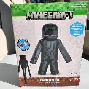 Minecraft Children's Kids Enderman Inflatebale Costume FABRIC ONLY  Zipper closu